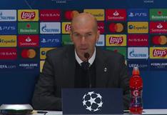 Zinedine Zidane lamentó la falta de gol de su equipo en Champions League