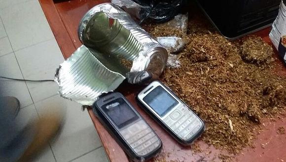 Tumbes: Hallan dos celulares y tabaco en una lata de leche en el penal