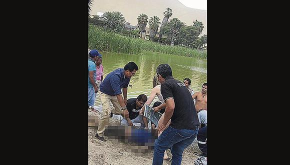 Padre de familia fallece ahogado en Huacachina