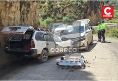 Huancavelica: Violento choque entre dos unidades deja a 20 personas heridas