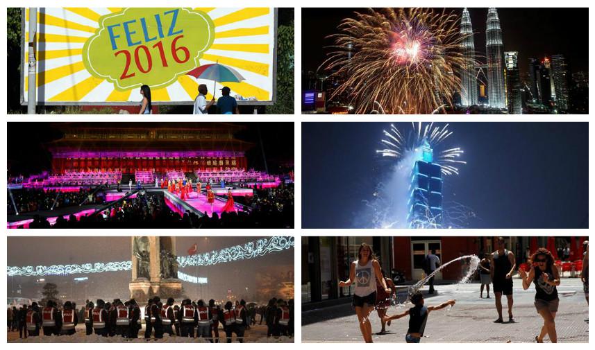 ​Año Nuevo 2016: Estas son las postales de año nuevo en el mundo