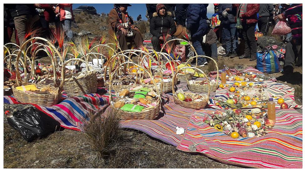 Celebran Año Nuevo Andino con ceremonia en Nevado del Huaytapallana (FOTOS)