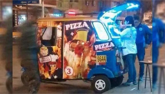 Mototaxi es transformada como pizzería al paso y causa furor en redes sociales (FOTOS) 