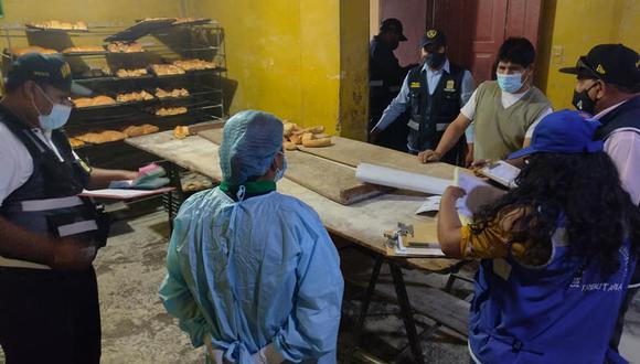 Personal de fiscalización intervino panaderias en distrito Alto de la Alianza