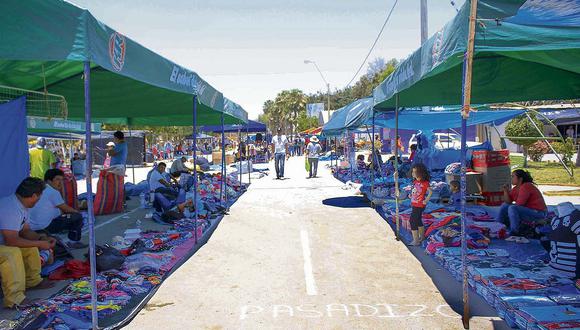 Comerciantes se quejan por falta de apoyo en el Campo Ferial de Ica