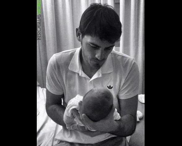 Iker Casillas compartió primera fotografía de su bebé
