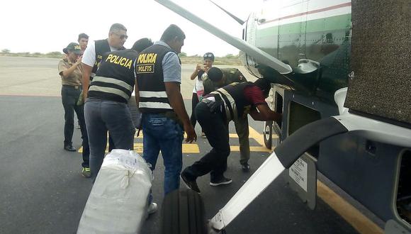 Policía traslada a Lima más de 700 kilos de droga incautada por agentes en Tumbes