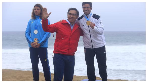 Lima 2019: presidente Martín Vizcarra entregó medalla de oro a 'Piccolo' Clemente (VIDEO)