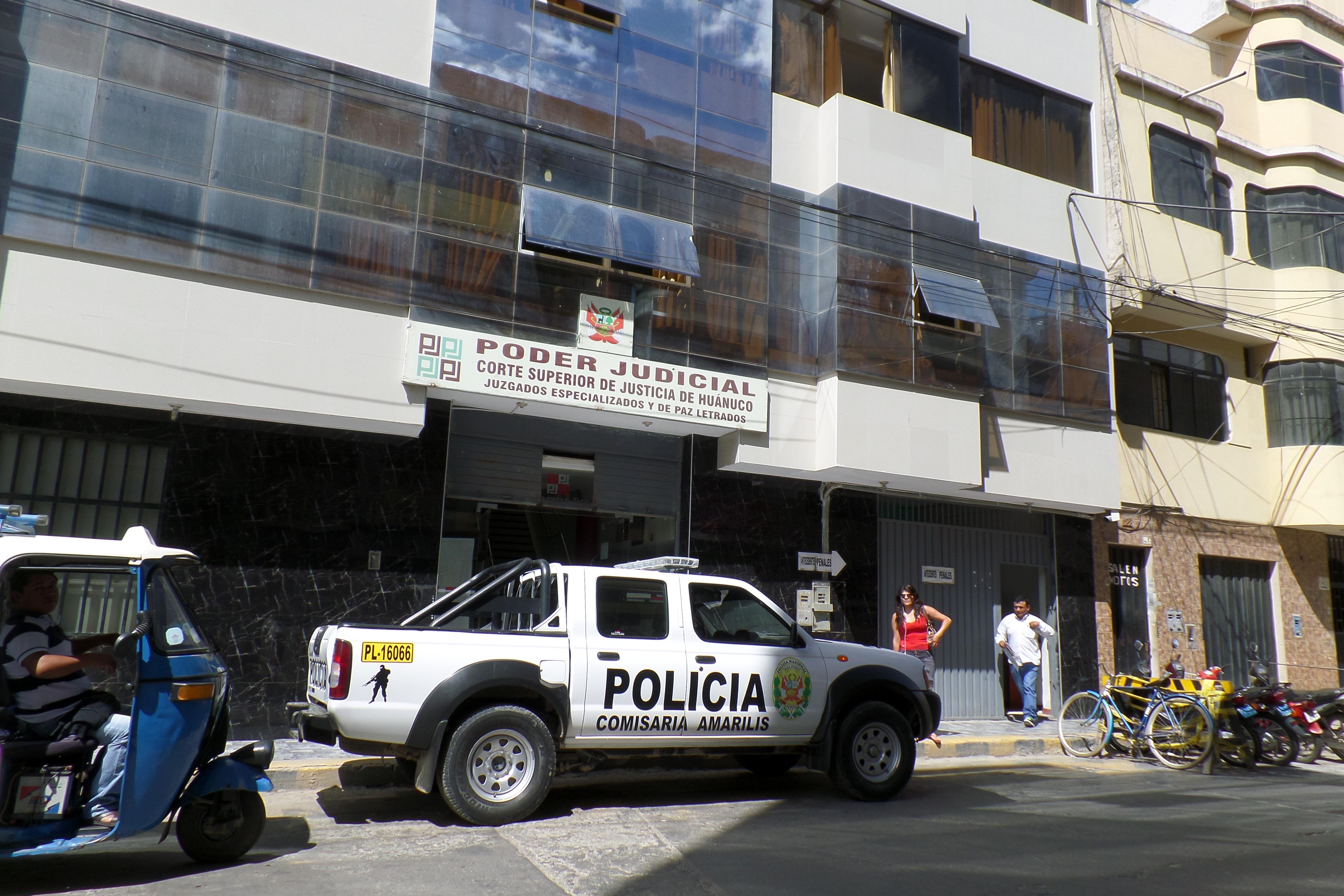 Menor fuga de sala de meditación de la Corte de Justicia de Huánuco