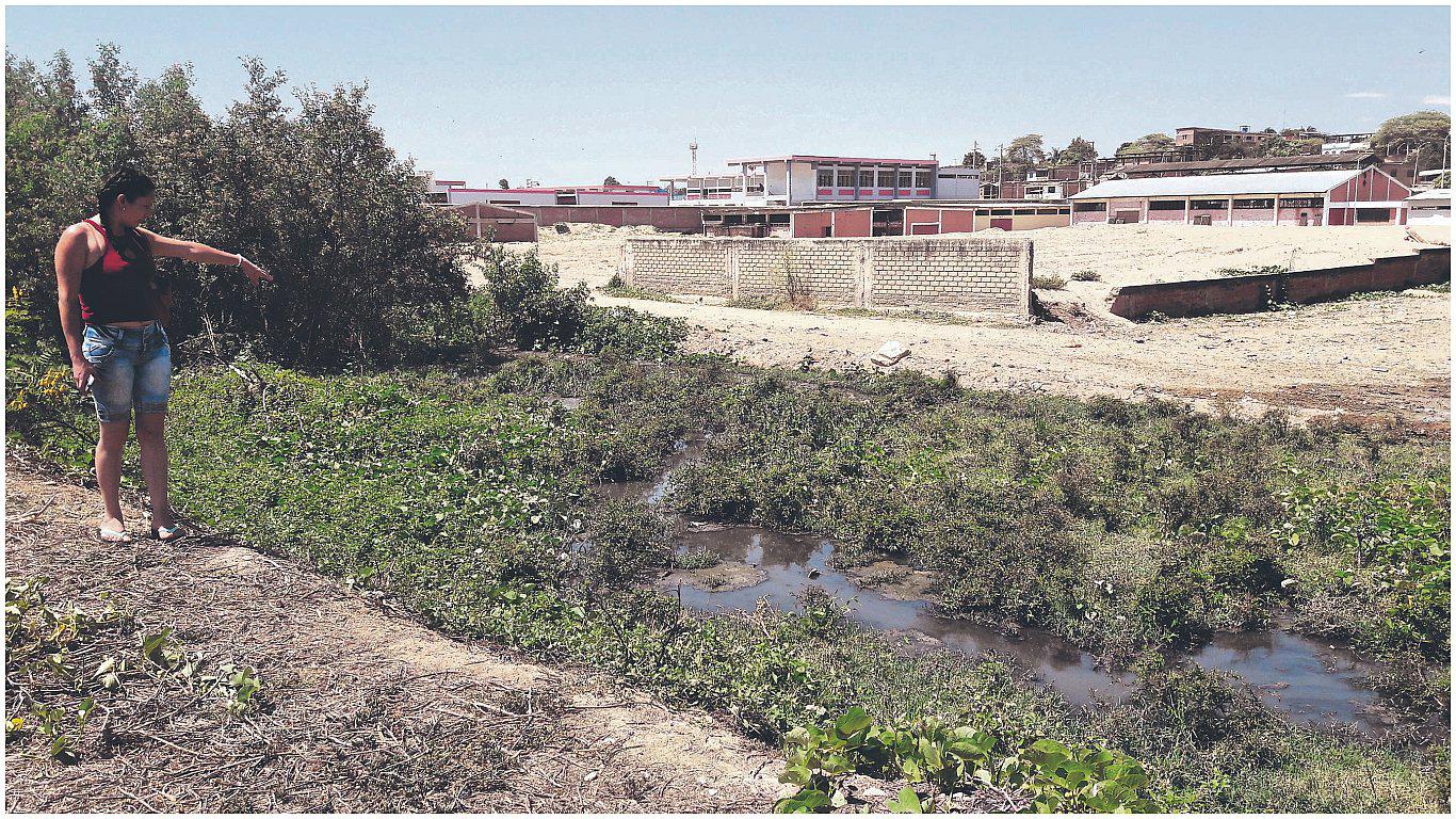Colapso de desagües afecta en Pampa Grande