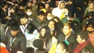 Huancayo: Dos mil personas  libaban en concierto por aniversario  de distrito 