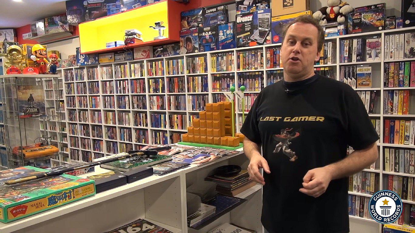 YouTube: Australiano posee la colección de videojuegos más grande del mundo