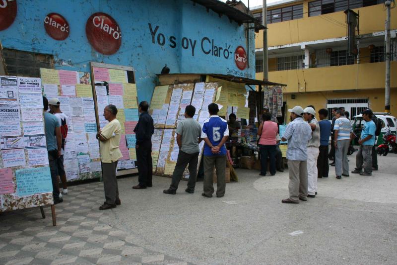 Crece en empleo en la ciudad de Huánuco