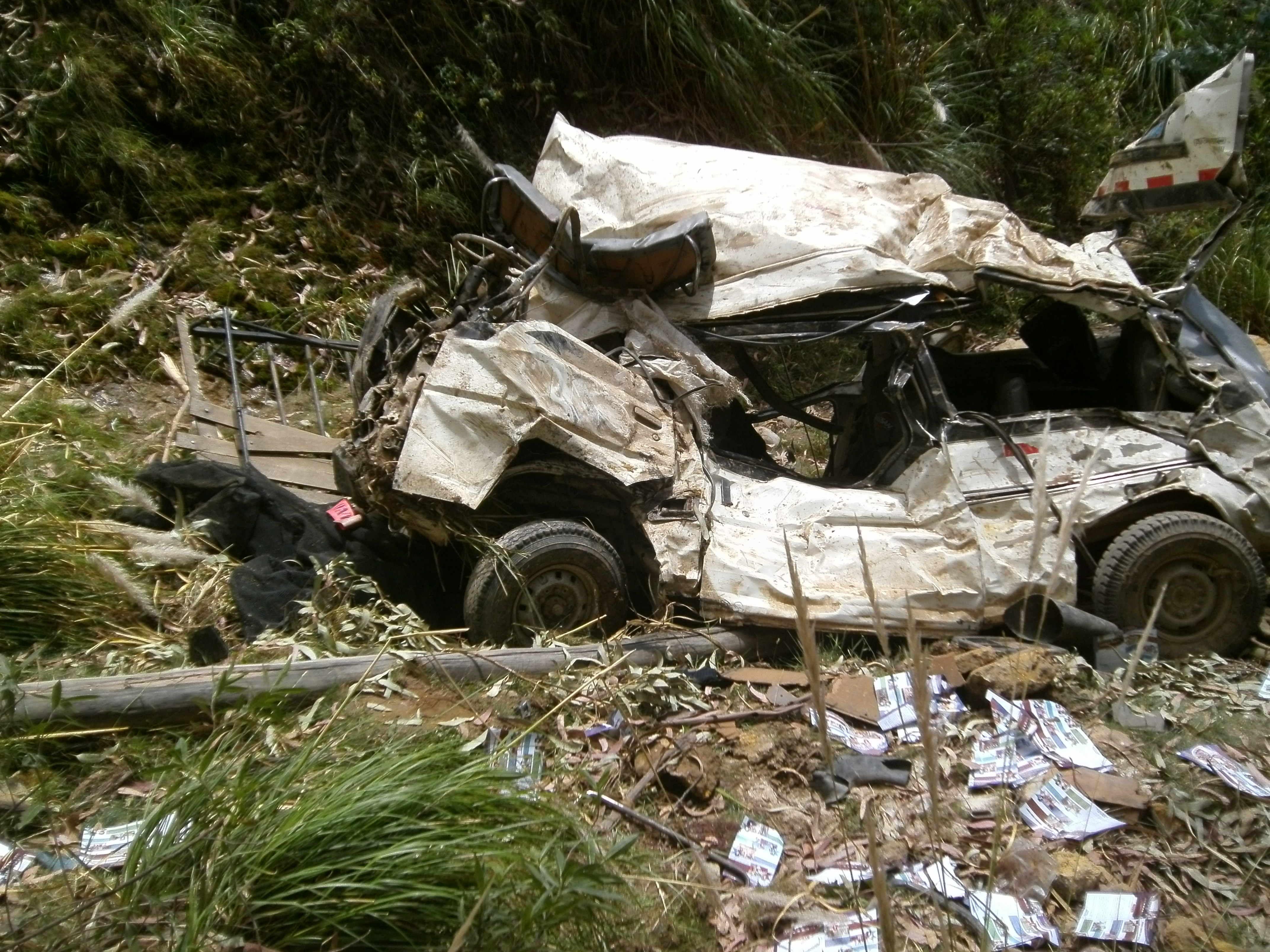 Huánuco: 4 personas mueren en accidente de tránsito