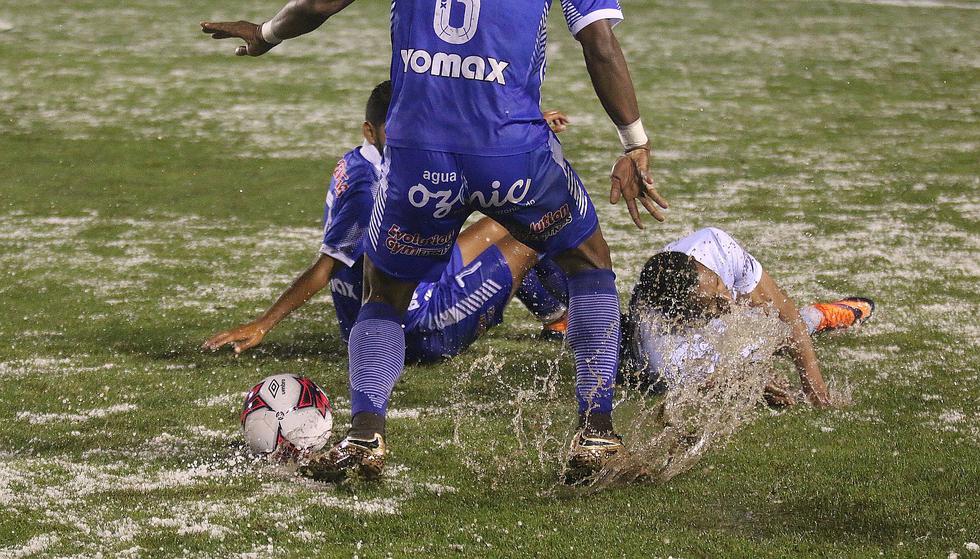 El increíble partido con granizo que jugó Real Garcilaso con el Binacional en Cusco (FOTOS - VIDEO)