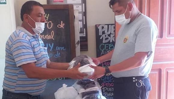 Ciudadano regala 200 almuerzos para efectivos policiales y personal de serenazgo en Cartavio 