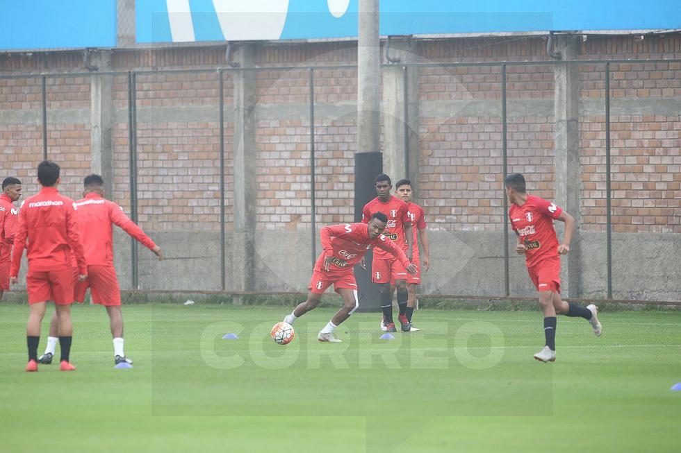 Perú parte hoy a Europa y así fue su último entrenamiento en la Videna (GALERÍA)