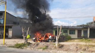 Amazonas: hombre quema su auto y PNP lo detiene por tenencia ilegal de armas de fuego