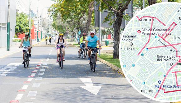 Mapa de ciclovías: Conoce las rutas que existen en Lima para ir en bicicleta