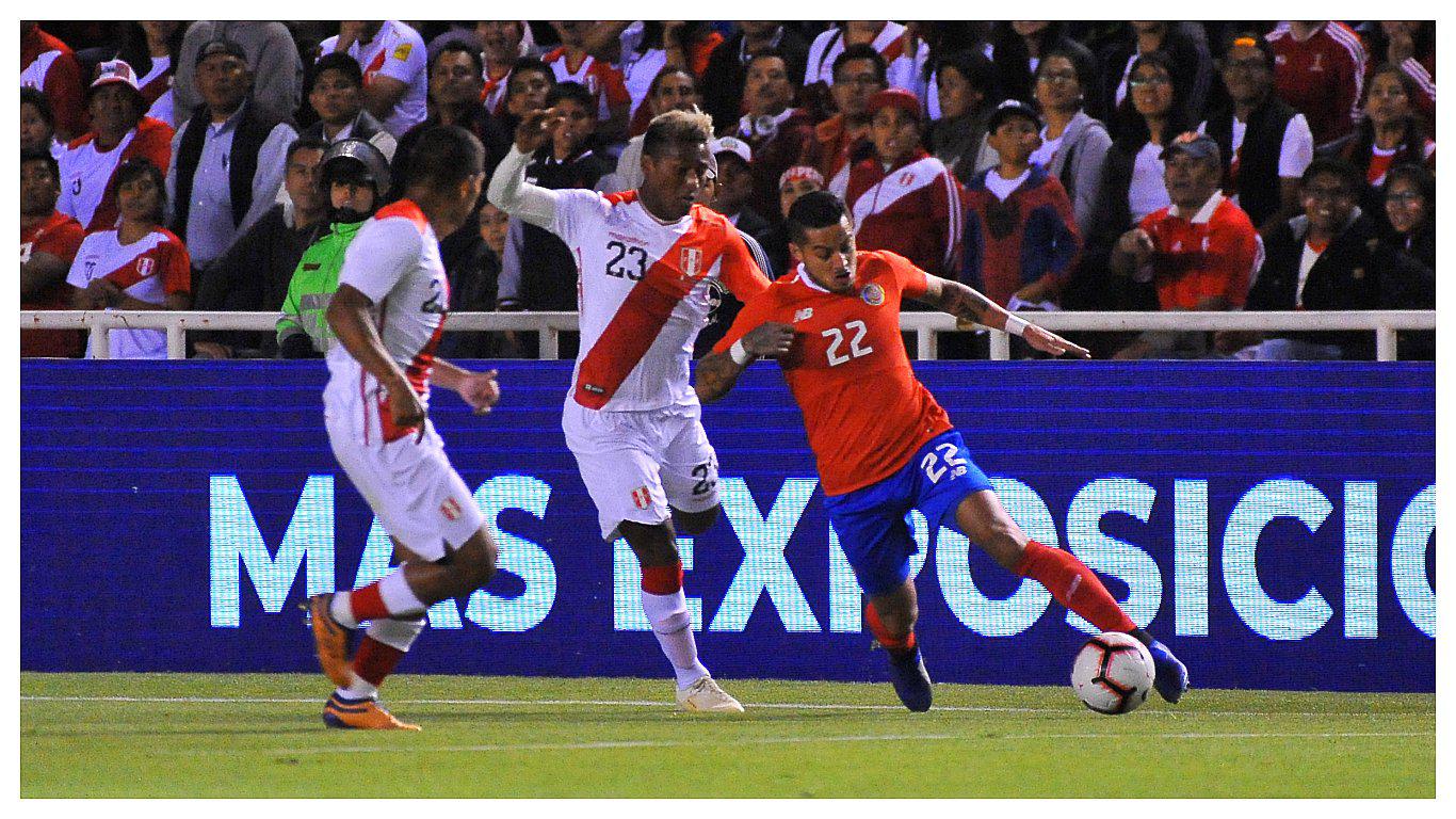 Selección peruana cerró el año con una derrota ante Costa Rica en Arequipa