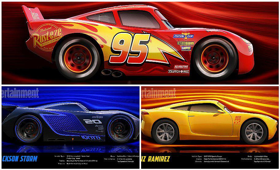 Cars 3: Estos son los nuevos autos que llegarán a la película (VIDEO)