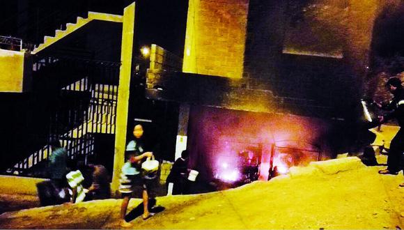Ascope: Delincuentes arrojan bomba molotov e incendian vivienda