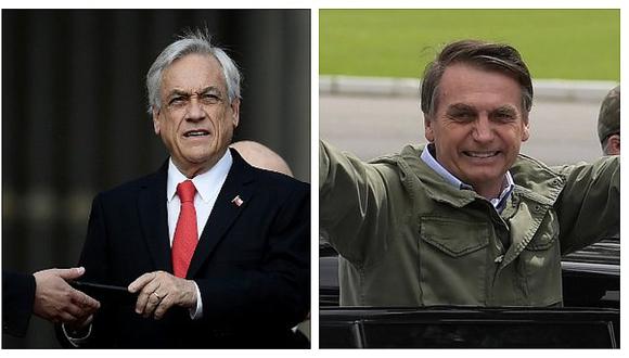 Piñera felicita a Bolsonaro por su triunfo electoral y le invita a Chile