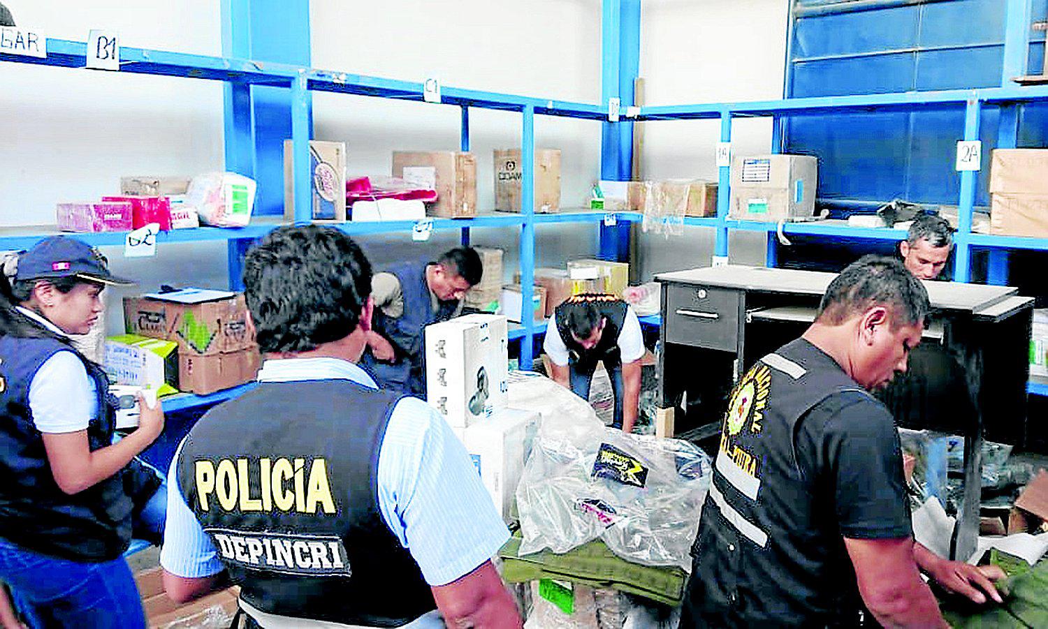 En encomienda envían chalecos antibalas, binoculares y S/ 21,150