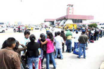 Caos en el aeropuerto
