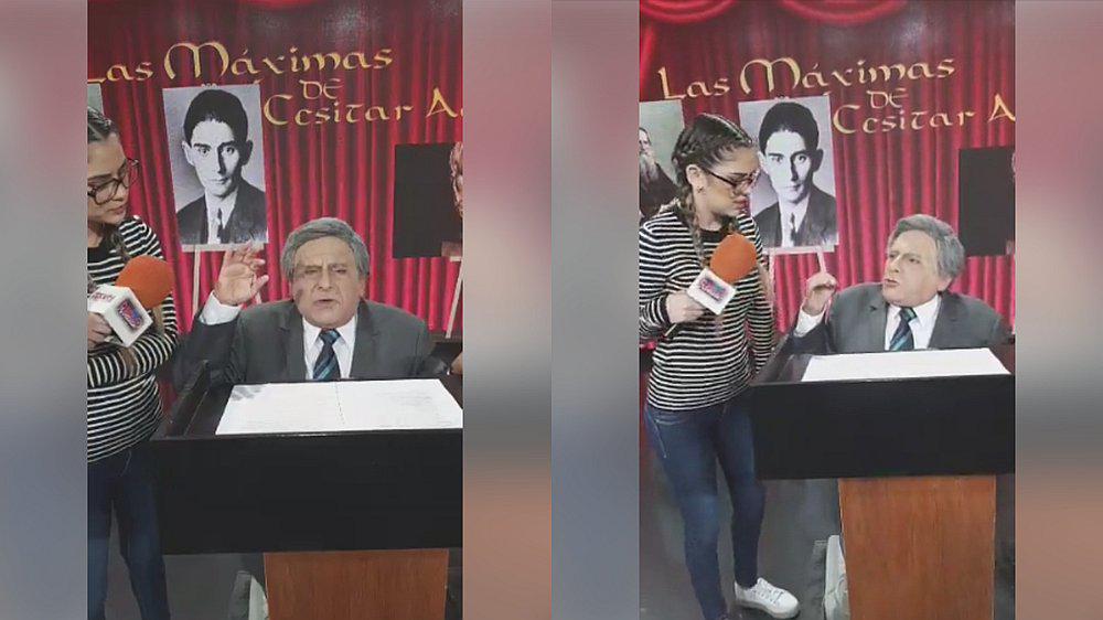 La hilarante imitación de "Cesitar" Acuña y sus pensamientos con Carlos Álvarez (VIDEO)