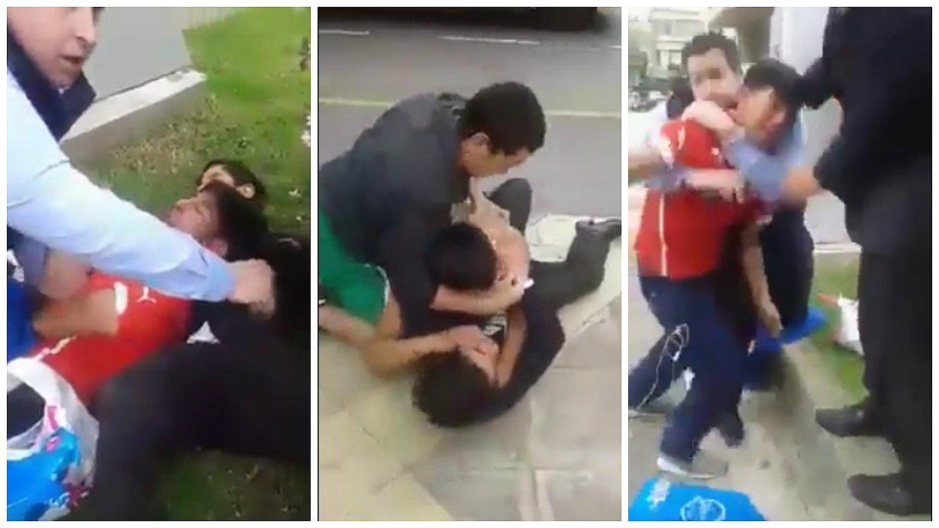 Chilenos golpean y llaman ladrón a peruano pero ocurrió lo inesperado (VIDEO)
