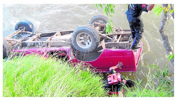 ​Río Perené se traga a una mujer de 60 años que cayó al río con camioneta
