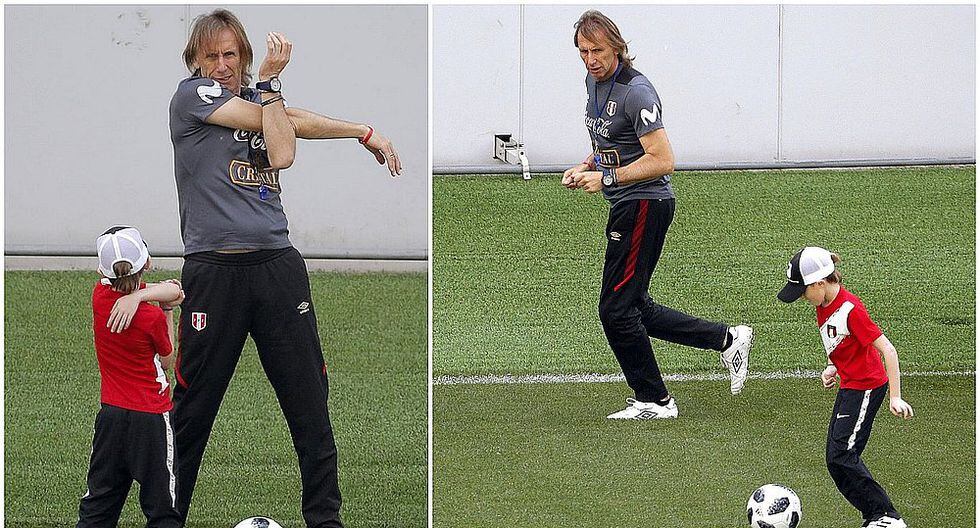 Nieto De Ricardo Gareca Se Rob El Show En El Ltimo Entrenamiento De