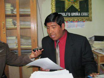 Rodolfo Umiña ya
 es alcalde de Juliaca