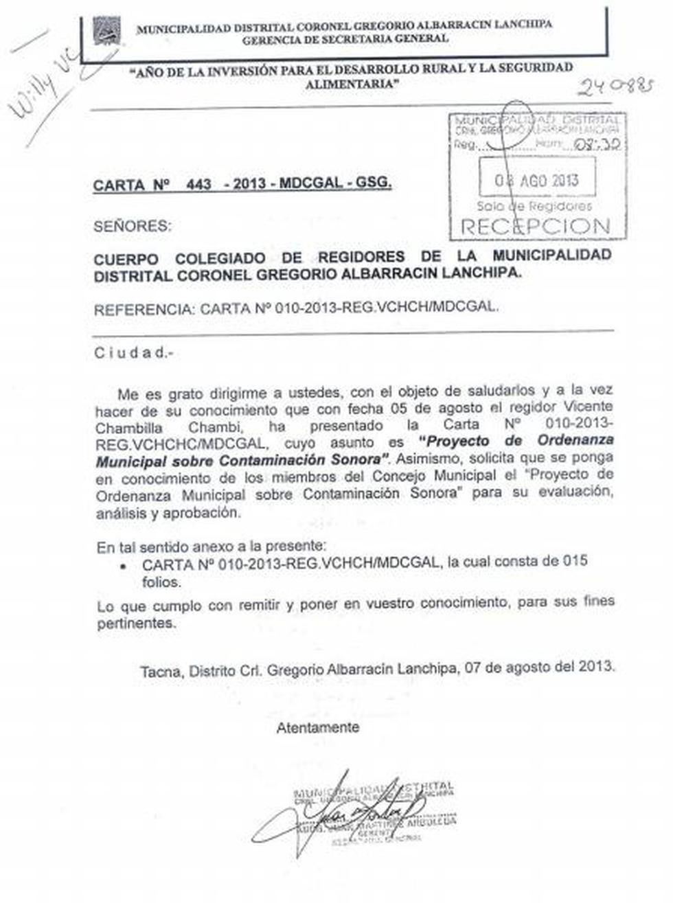 Regidor de comuna albarracina plagió documento
