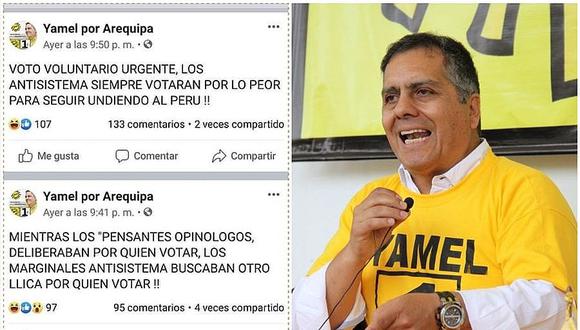 ​Postulante al Congreso llama marginales a quienes votaron por FREPAP, Unión Por el Perú