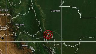 Ucayali: sismo de magnitud 4,3 se sintió en Atalaya, señala IGP