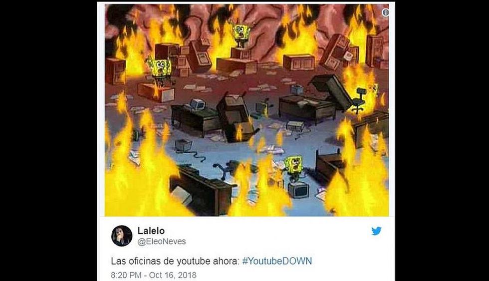 Estos son los memes que dejó la caída de YouTube (FOTOS)