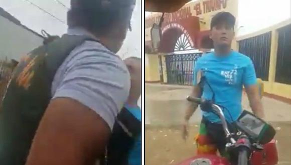 Tumbes: Mototaxista agrede a efectivos policiales (VIDEO) 