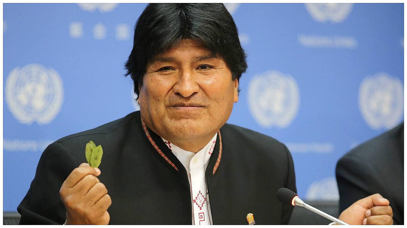 Evo Morales quiere legalizar la hoja de coca en el mundo 