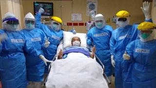 Médico vence al COVID-19 tras permanecer 60 días en cuidados intensivos en hospital del Cusco
