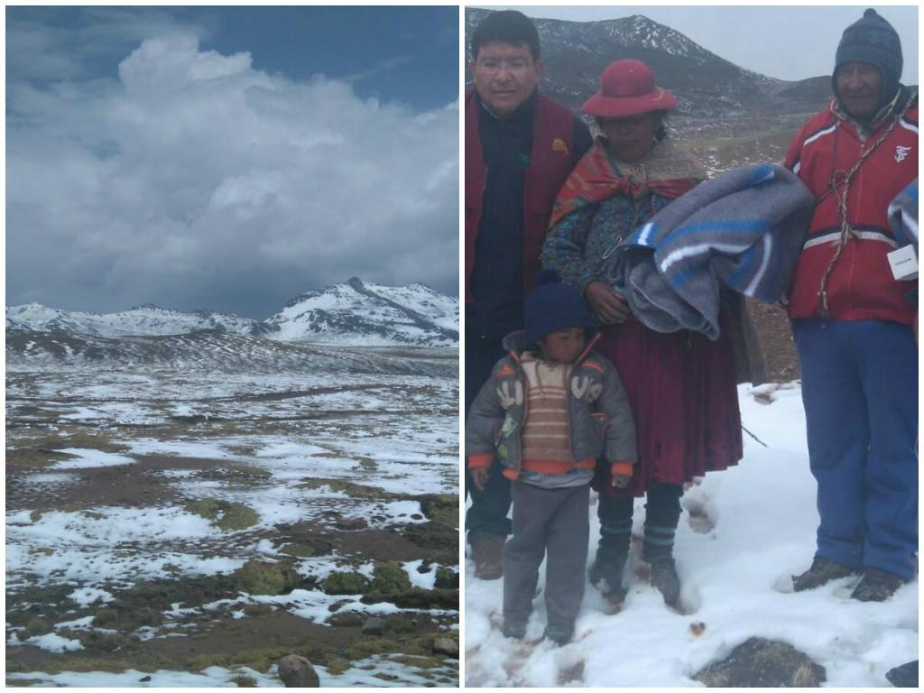 Cusco: Nevada afecta al distrito de Condoroma