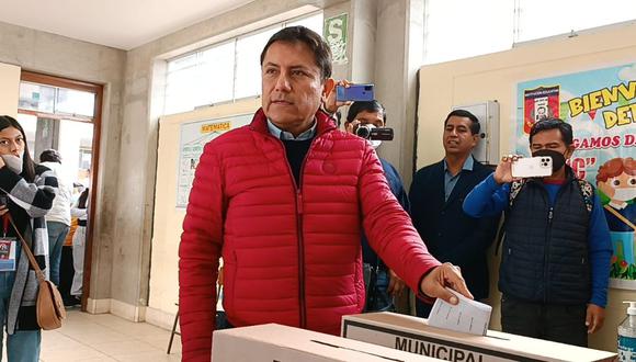 De acuerdo con los primeros resultados, obtendría el segundo lugar en elecciones. Pero, confía en que César Acuña no llegue al 30%. (Foto: Deyvi Mora)