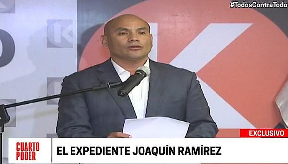 Revelan millonarias transacciones de Joaquín Ramírez a tres años de investigación 