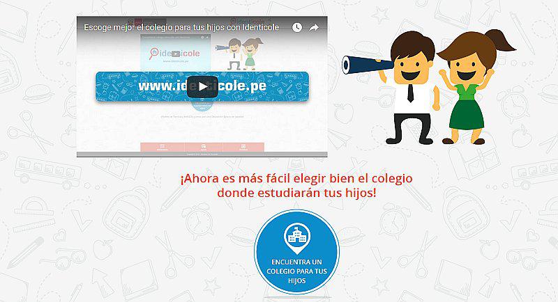 ​Minedu presenta herramienta virtual para ayudar a padres a buscar colegios