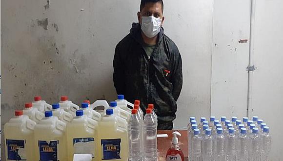Chao: Detenido por vender desinfectantes sin registro sanitario