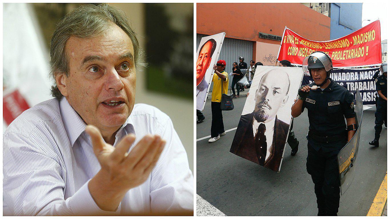 Carlos Basombrio cuestiona marcha del Movadef pero no explica por qué PNP acompañó movilización