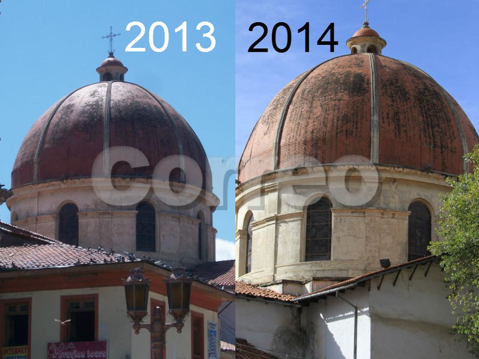 Catedral de Huancayo en riesgo del colapso