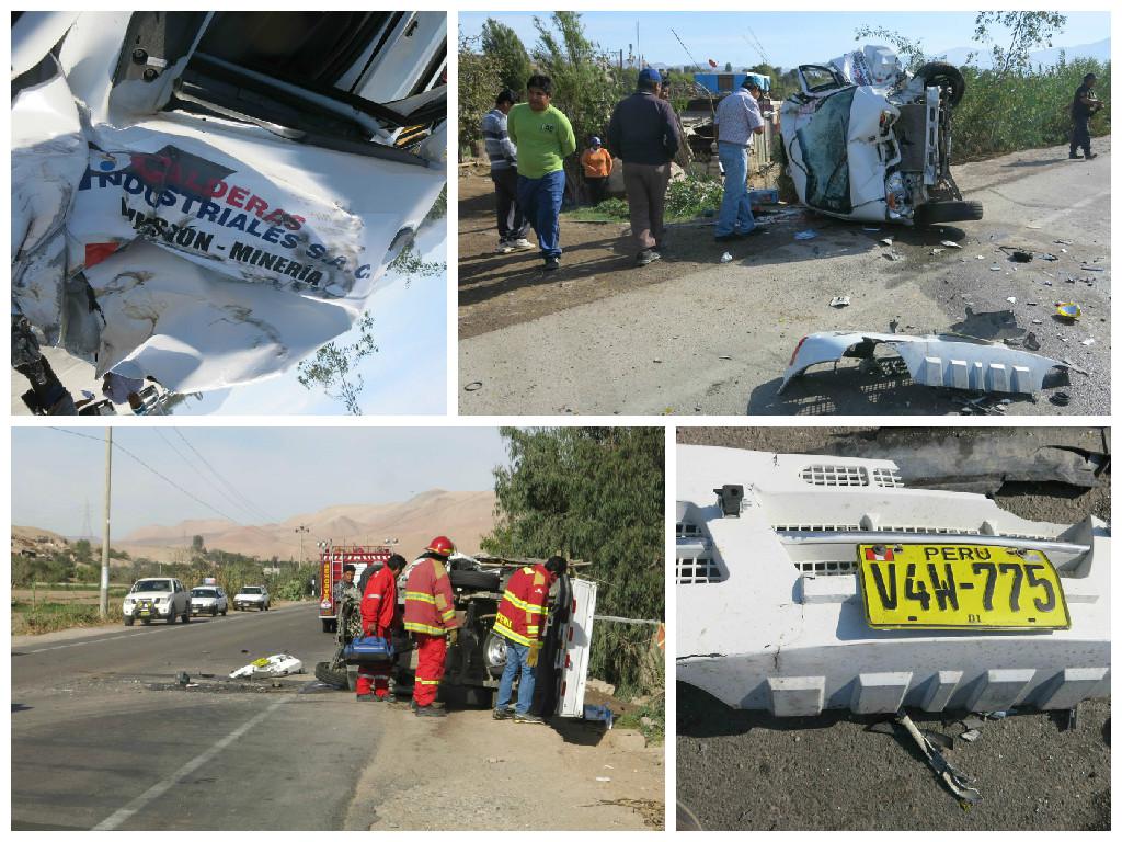 Moquegua: Conductor muere tras colisión contra volquete