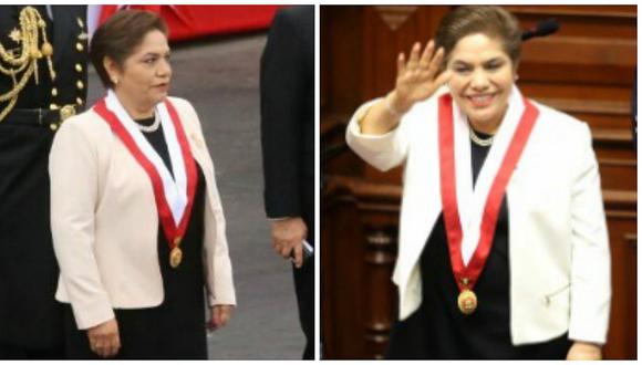 Parada Militar: ¿Luz Salgado fue criticada por vestir igual que en  juramentación en el Congreso? | MISCELANEA | CORREO
